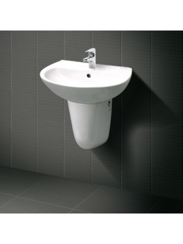 HALF PEDESTAL BASIN-L-285V & PLM-L288VC